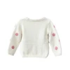 High Quality Loose And Comfortable White Pink Color For Girls Top sweater