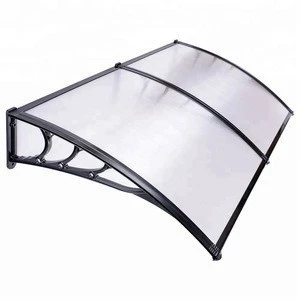 High Quality Polycarbonate Roof Awning With Aluminium Frame Awning Bracket