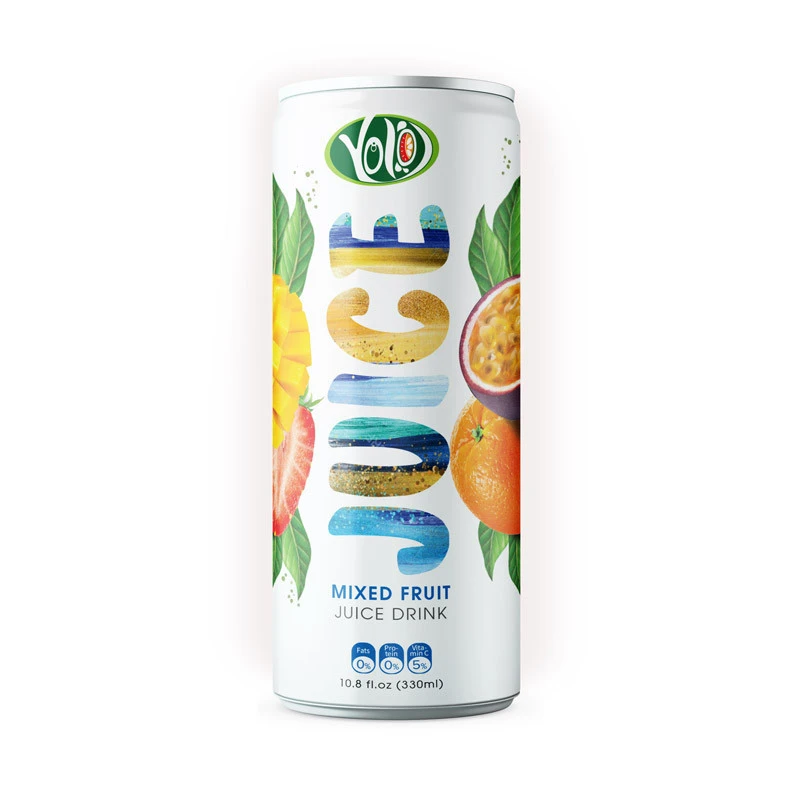 High Quality Pure Juice 330ml Canned Fresh Mango Fruit Juice Good manufacturer from Vietnam [OEM/ODM]