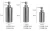Import High quality Silver Stainless Steel Liquid Soap Dispenser / Hand Sanitizer Soap Dispenser / Shower gel bottle from China