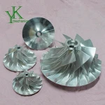 High quality stainless steel turbine impeller as aircraft parts