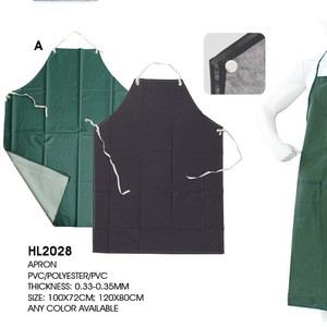HL2028 PVC/Polyester /PVC,pvc/polyester apron with printing apron