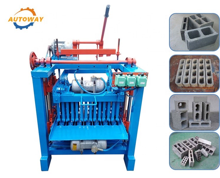 Hollow Block Machine Made in China Interlock Press Cement Brick Making Machine