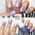 Import holographic  Nail Polish glitter Paint Peel off Water Based Nails Art Glue Quick Drying Beauty Tools from China