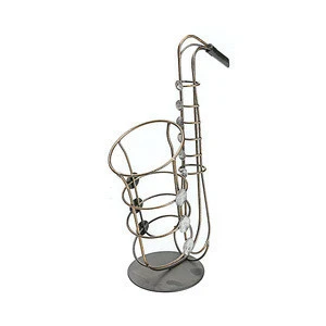 Home Decoration Saxophone Musical Instrument Model Wine Display Rack