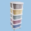 Home widely use high quality storage cabinet plastic 5 drawers