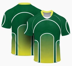 Hongen sports customized short sleeves rugby football jerseys/wear/jumper/shirt sublimation print rugby jersey