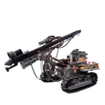 Hongwuhuan factory portable diesel hydraulic&pneumatic borehole surface mine drilling rig machine for blasting hole HC725