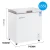 Import Horizontal cooler household commercial refrigerator small refrigerator freezer from China