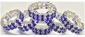 Horse Care Product Horse Mane Bands Horse Crystal Mane Bands Colored Crystal Mane Bands in Blue