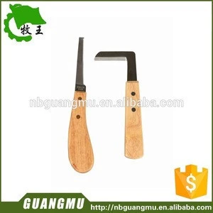 horse riding products wood handle hoof knife veterinary instruments hoof & claws hoof knife