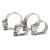 Import Hose Clamp Water Pipe Clamps Worm Gear Clips  304 Stainless Steel Fuel Line Clamp  Hose Clip from China