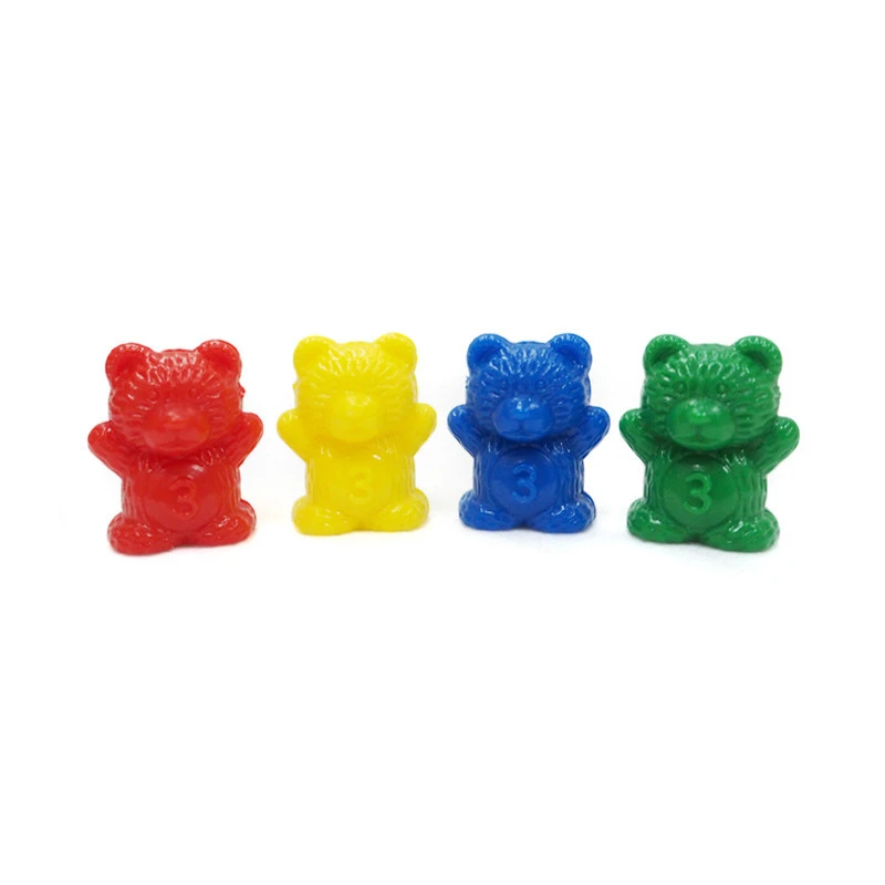 Hot counting proportional bears 3.6.9.12g 96 PCS math manipulative toy teaching aid