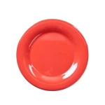 Hot sale colorful melamine round dessert hotel plates dishes