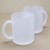 Import Hot sale frosted sublimation glasses 11oz blanks coffee mug travel mug sublimation glass from China