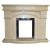 Import Hot sale granite fireplace electric fireplace heater wall mounted from China