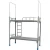 Hot sale student dormitory steel tube bunk bed
