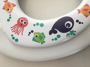 Hot sales PVC hygienic toilet seat comfortable novelty toilet seat covers for kids and adults