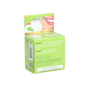 Hot Sell Whitening  remove stains Herbal Toothpaste From Thailand 25 g