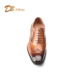 Hot sell wholesale men dress shoes genuine leather fashion dress shoes