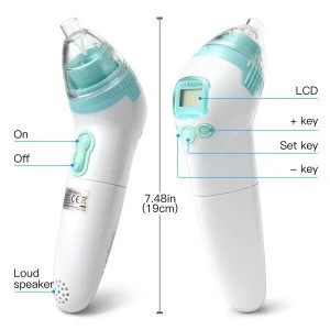 Hot selling baby care products electric baby silicone vacuum nasal aspirator