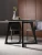 Import Hot Selling Fashion Black Dining Table Round Metal Dining Room Furniture from China