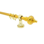 Hot selling good quality aluminum shower curtain tubes, metal curtain pole