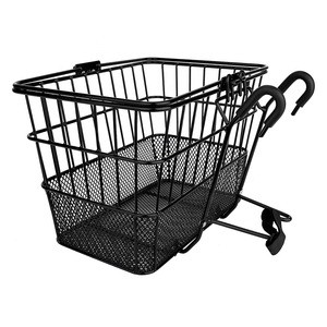 Hot Selling High Quality steel Bicycle rear Basket For Bike Storage