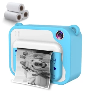 Hot Selling  Kids Instant Camera One Shoot Auto Printing Photo  Digital Camera for Age 3 to !2 Years Old Girl Boy