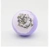 Hot selling private label handmade Natural Organic double- color dry flower Fragrant Bath Bombs oem