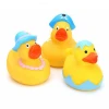 Hot selling rubber duck customs plastic vinyl fishing bath toy bath toys for toddlers