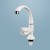 Import Hot Selling Short/Long Wall Mounted Kitchen ABS Plastic faucet from China