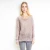 Import Hot Selling Women Knit Casual Fancy Yarn Pullover Sweater from China