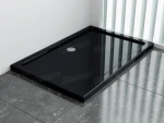 Hotel Motel Large Size Wet Room Slim Acrylic Black Shower Tray