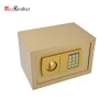 Hotel/Home /Beach Deposit Portable Safe Box Fireproof Electronic Digital Locks Steel Golden Gun/Money/Book Mini Safes Cheap