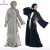 Import Hotsale Elegant Abaia Front Buttons Muslim Dress Long Sleeve Ladies Simple Style Cheap Turkey Abaya Islamic Clothing from China