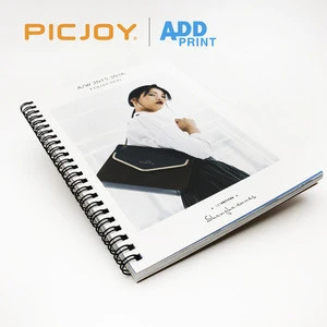 HP indigo digital printing wire-o binding fashion printing book printing in shanghai