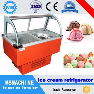 Ice cream display refrigerator mini refrigerator