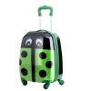 In stock 18 inch universal wheel ABS kids hard shell travel bags trolley luggage