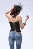 IN Stock Items Black Color Sexy Lace Up Overbust Corset Women Body Trainer