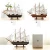 Import Indoor Household Exquisite Adornment Wholesale Creative Office Space Wooden Handicraft Sailing Miniature Ship Models For Sale from China