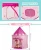 Import indoor outdoor playing house tent toy foldable playhouse pop up princess castle play tent for kids from China