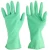 Import Industrial rubber cleaning gloves waterproof chemical resistant household dishwashing long sleeve cleaning gloves from China