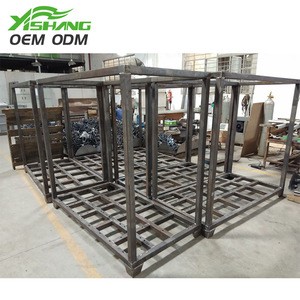 Iron metal frames square tube sheet metal fabrication