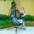 Import Iron Steel Frame Powder Coated Swing Chair Hanging Chair with Stand from China