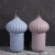 Import Italian design decorative ceramic luxury candle jars with lids colorful other candle holders for Modern home decor accessories from China