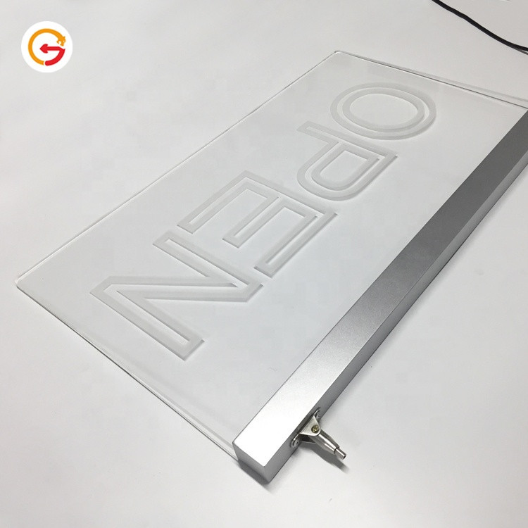 Buy Jaguarsign Custom Lighting Acrylic Led Edge Lit Sign Shop Hanging ...