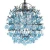 Import Japan elegant quality ball shape crystal chandelier accessories antique gold crystal chandelier from China