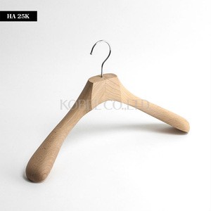 Japanese Beautiful Finished Wooden Shirt Hanger for hotel laundry cart HA0242-0088 Made In Japan Product