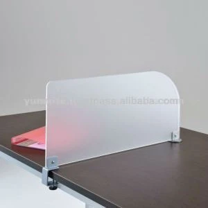 Japanese High Quality Office Furniture Frosted Plastic Room Dividers Acrylic Desk Screen